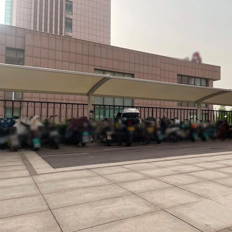 贵港膜结构电动车棚